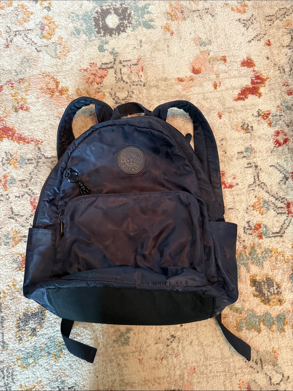 Kipling Classic Navy Backpack with Front Pocket